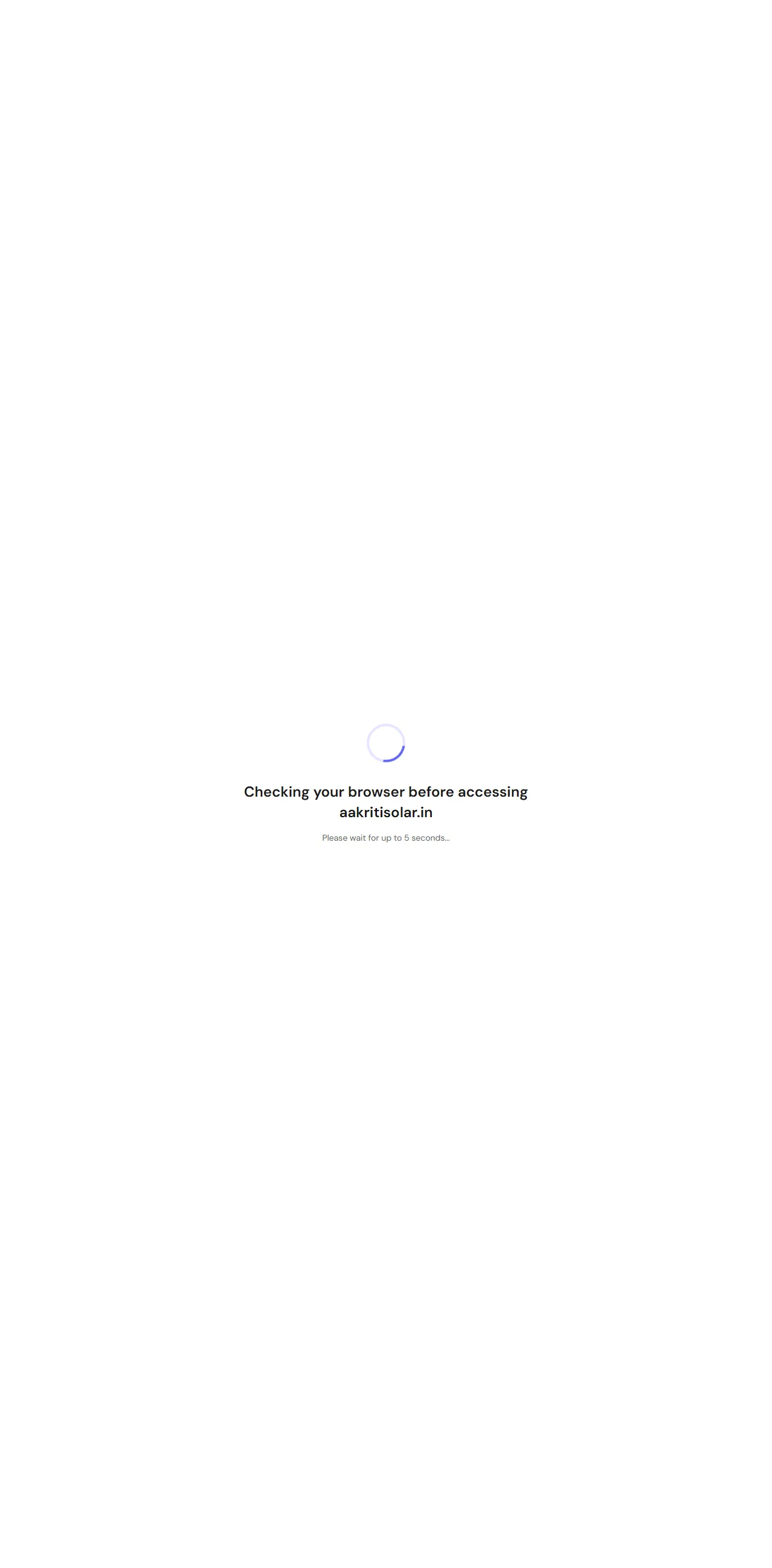 Aakriti Solar Solution full homepage screenshot